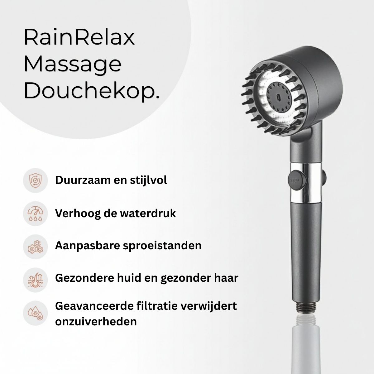 RainRelax Massage Douchekop