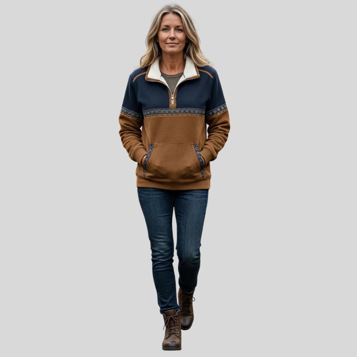 Neeltje | Warme Half-Zip Trui