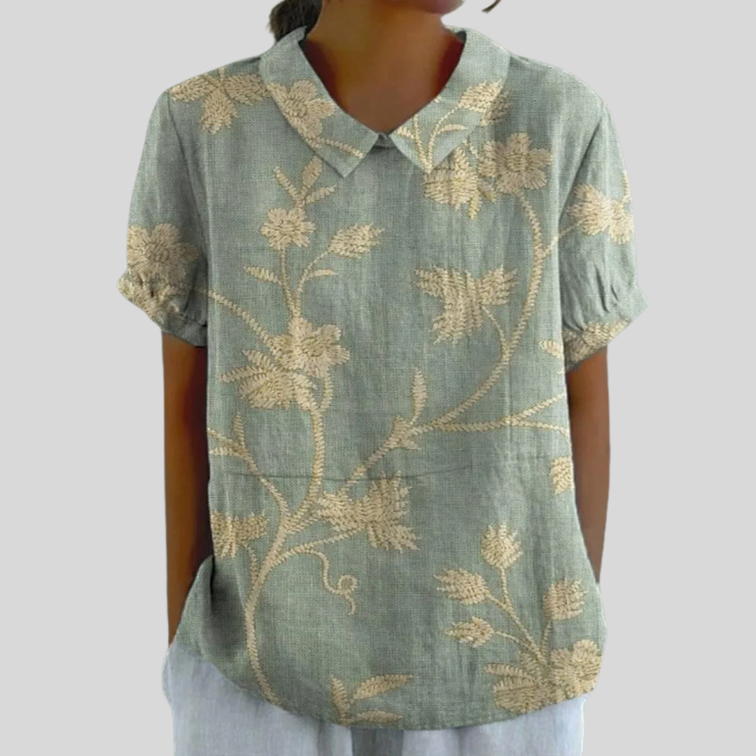 Hendrika | Sierlijke Bloesem Blouse