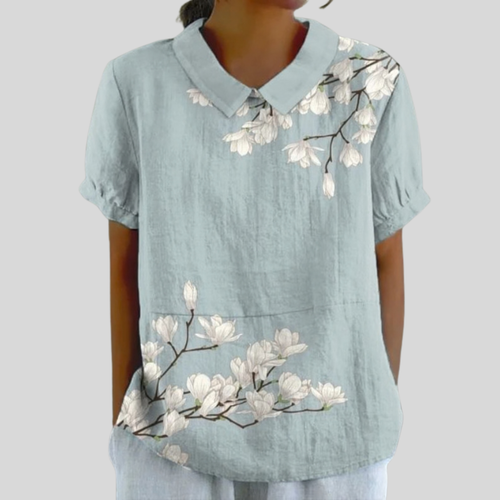 Wilhelmina | Verfijnde Bloesem Blouse