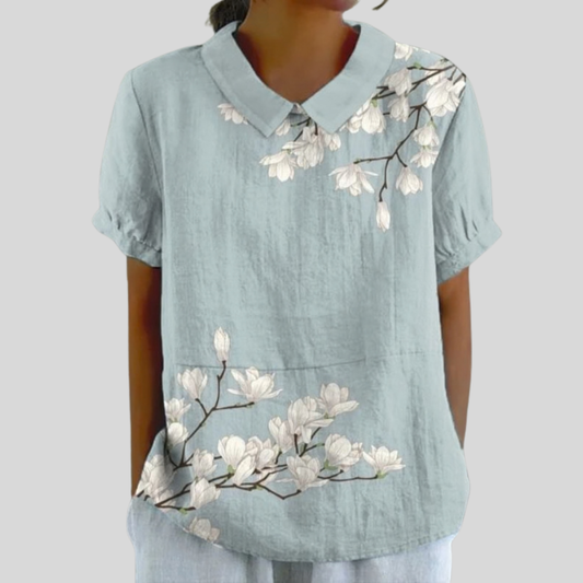 Wilhelmina | Verfijnde Bloesem Blouse