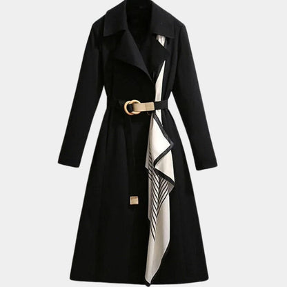 Rozalinde | Getailleerde Klassieke Midi-Trenchcoat