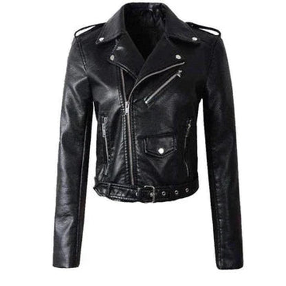 Renée | Getailleerde Bikerjas