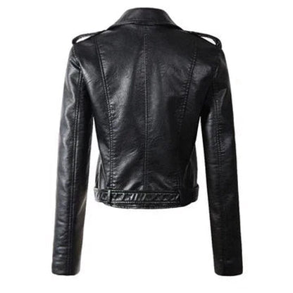 Renée | Getailleerde Bikerjas