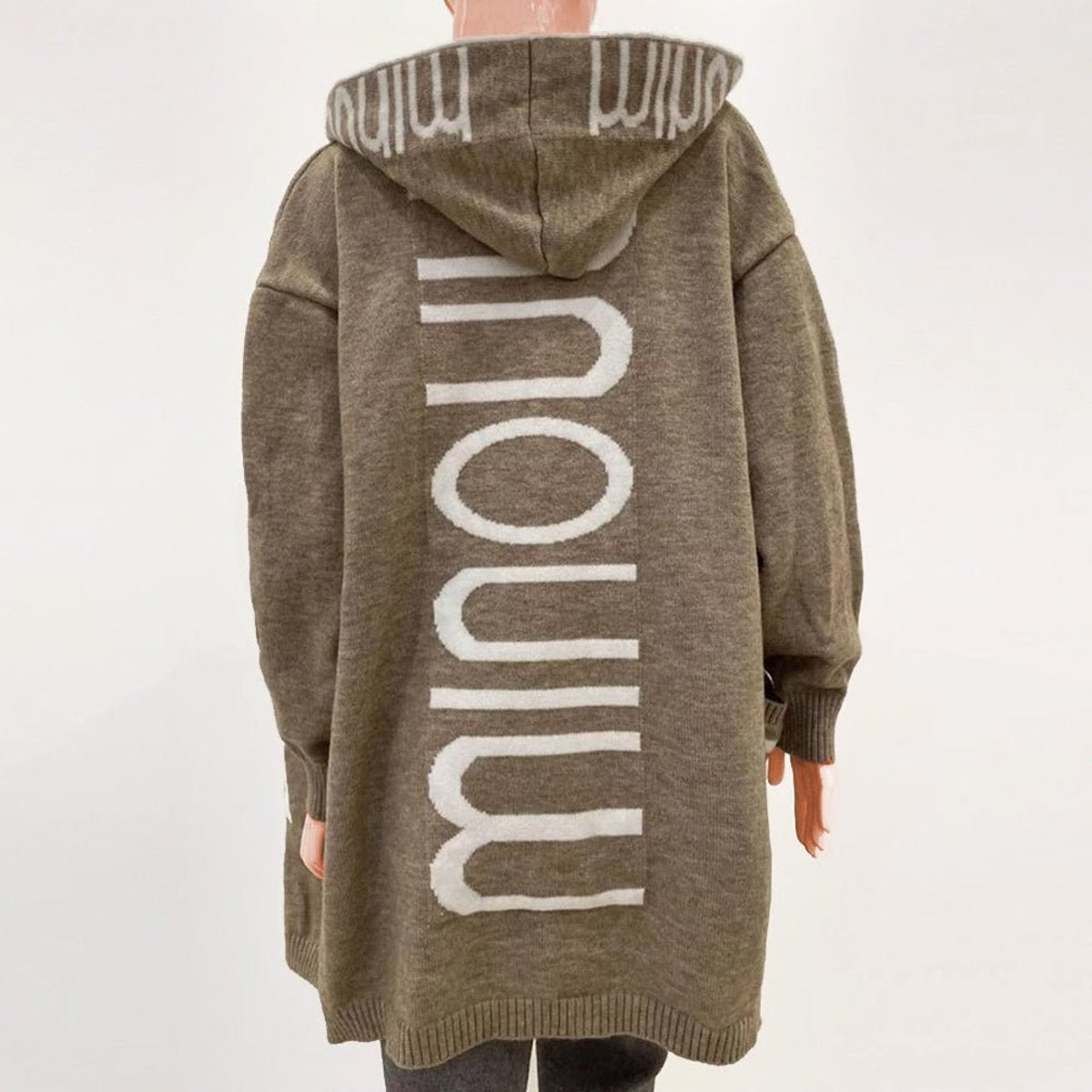 Julia | Gebreid Vest met Capuchon