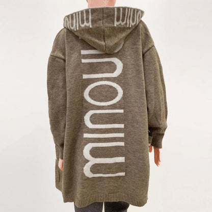 Julia | Gebreid Vest met Capuchon