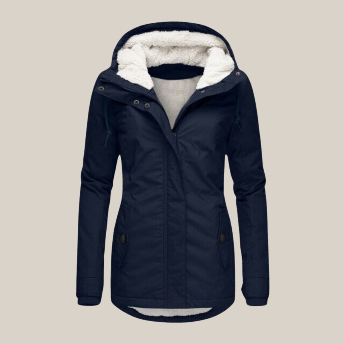 Elsje | Warmgevoerde Winterparka met Capuchon