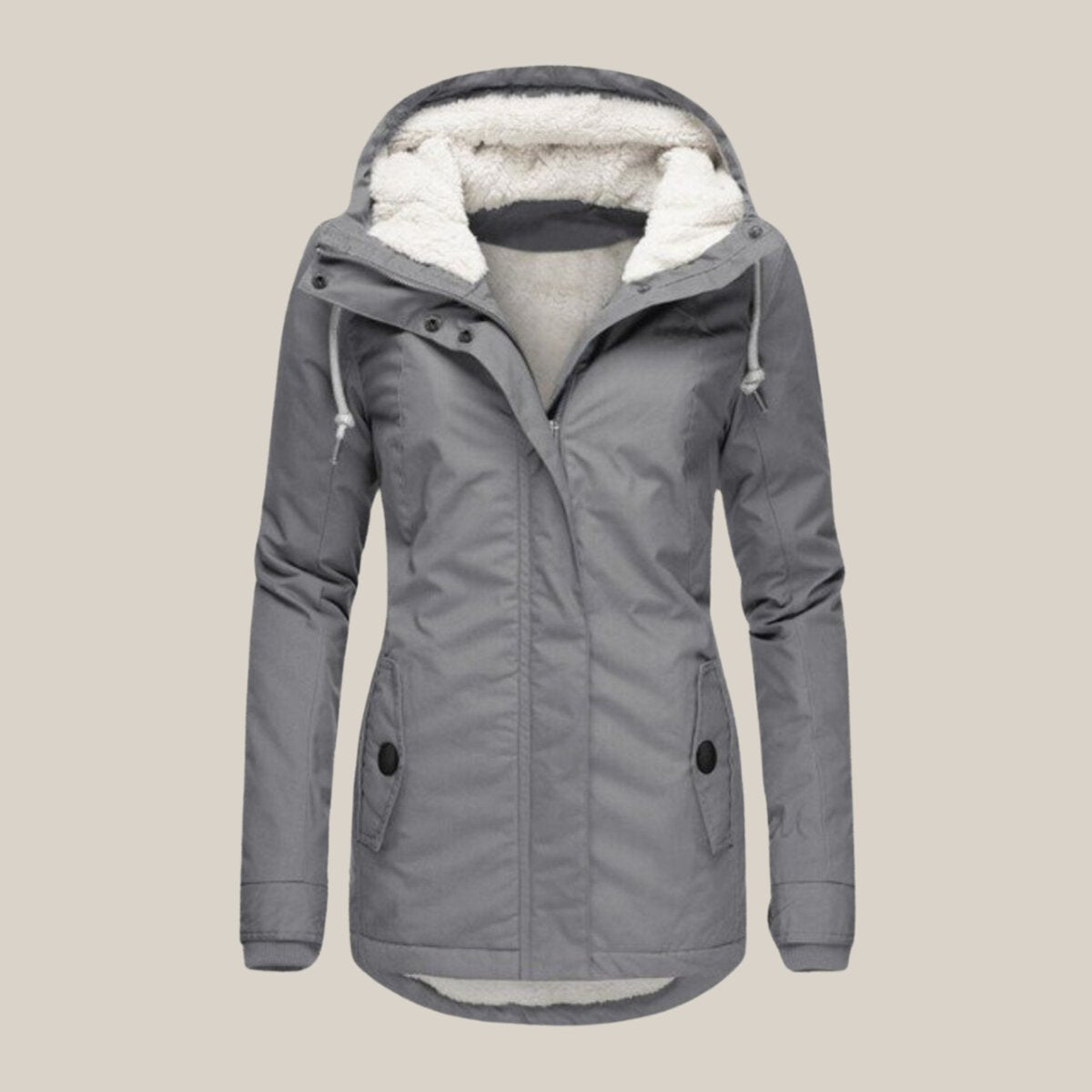 Elsje | Warmgevoerde Winterparka met Capuchon