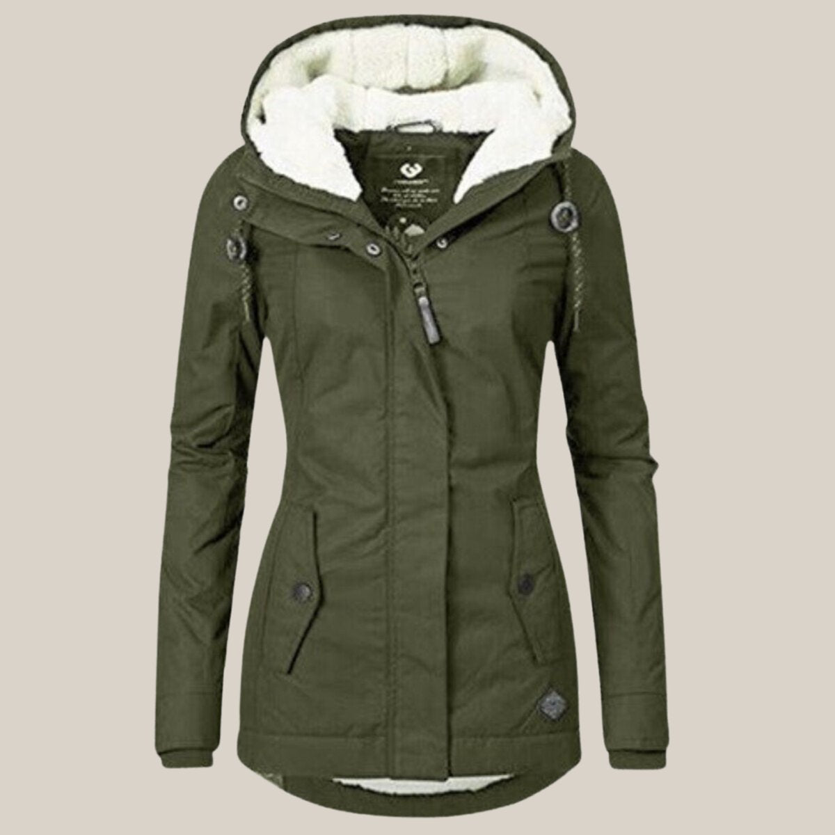 Elsje | Warmgevoerde Winterparka met Capuchon