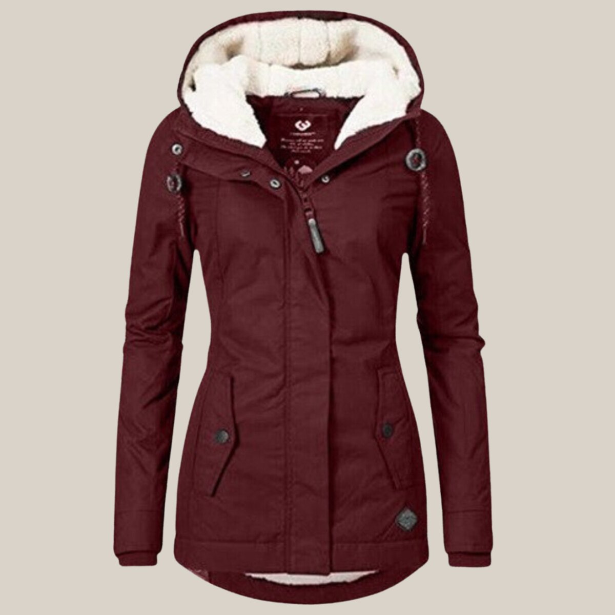 Elsje | Warmgevoerde Winterparka met Capuchon